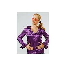 D'ailleurs, ils s'invitent sans complexe lors des sorties habillées, et ce, tout au long des saisons. Deguisement Chemisier Satin Violet Annees 60 S 70 S Disco Rock N Roll Femme
