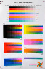 The Pindot Press Colour Chart Pindot Press