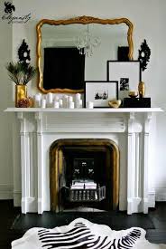 Black And White Fireplace Surround Very Nice Mantel Style Grouping Of Candles On One Side Two Black And White Frame On The Other And A Beautiful Old Home Trendy Living Rooms Living Room White