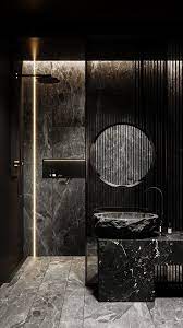 The ideas in these following topics are the ideas of bathroom design style in various genres. Trend Black Bathrooms