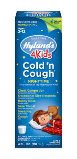 Relieves the symptoms of runny nose and eyes, nighttime cough, congestion, headache, . Hyland S 4 Kids Cold N Cough Nighttime Ages 2 12 4 0 Fl Oz