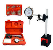 NORTOOLS Dial Indicator with Magnetic Base 0-1.0" & Point Set Dial Test  Indicator 0.001" Precision Measuring Gauge Tools Kit， Magnetic Dial  Indicator ...