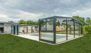 B7ca1663e389ca5ee0f765ddfb90acd6 swimming pool equipment swimming pools abri piscine haut. Abri Piscine Haut Modeles Telescopiques Coulissants Renoval