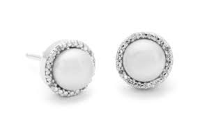 Pearl Diamond Earrings Fine Jewelry Bangle Fine Jewelry Jewelry
