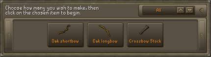 Players will obtain between 2 to 6 ogre arrow shafts per achey tree logs. Skill Fletching Sal S Realm Of Runescape