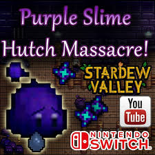 Stardew Valley Purple Slime Hutch Massacre Album On Imgur Normally when you want to run into slimes in stardew valley you need to enter the mines, the skull cavern, or the secret forest.