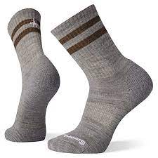Men S Wool Athletic Stripe Crew Socks In Classic Stripe Smartwool