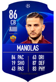 Kostas manolas fifa 19 career mode рейтинги игрока. Kostas Manolas Fifa 19 Spieler Statistik Card Preis