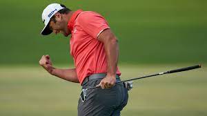 Jon rahm reacts to making his birdie putt on the 18th green during the final round of the u.s. The Putter That Sealed Jon Rahm S Dramatic Bmw Championship Win