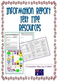 Information Report Genre Text Type Resources For Writing Information Report Text Types English Writing