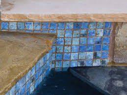National Pool Tile Martinique 2x2 Series Ocean Blue Marf233 Pool Tile Blue Ocean Pool