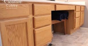 The Creative Cubby Diy Gel Stain Cabinet Makeover Staining Cabinets Cabinet Makeover Gel Staining Cabinets