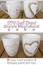 Diy Craft Project Sharpie Mug Tutorial Oil Based Sharpie Sharpie Paint Pens Sharpie Mug