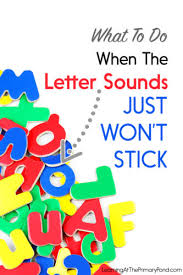 This game is great for helping younger children learn new letter sounds when you ask them to find and place the letter, pronounce the letter sound, and ask them to repeat it. What To Do When The Letter Sounds Just Won T Stick Learning At The Primary Pond