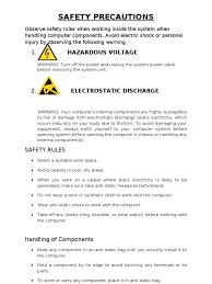 In environments that have a lot of pieces of equipment, perhaps a lab or a data center. Computer Laboratory Safety Precautions