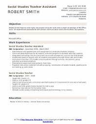 Try to aim for a good balance of. Social Studies Teacher Resume Samples Qwikresume