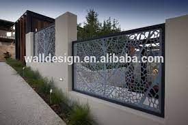 That incorporates wood slats and translucent panels with corrugated metal to create a unique fence design. Garden Security Metal Fence Panels Buy Modern Metal Fence Panels Metal Fence Panels Galvanized Fence Panels Product On Alibaba Com