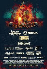 Nightmare Festival 2018 Festival American Festivals Festival Flyer