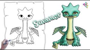 How to train your dragon rescue riders coloring pages. Dragon Rescue Riders How To Draw Summer Easy Youtube