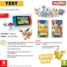 Évoli a des yeux marron, de longues oreilles pointues et un petit nez. Pokemon Let S Go Pikachu Evoli Actu Jeux Video Gulli