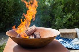 22 black steel deep fire bowl Convert Your Outdoor Space With A Fire Pit Canberra Weekly