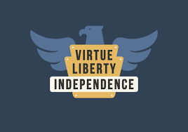 The state motto appears beneath. Reopen Pa On Twitter Pa State Motto Virtue Liberty Independence Right Now Gov Wolf Is Denying Pa Citizens These Very Things Sign Sb613 Reopenpa Realdonaldtrump Governortomwolf Https T Co Iiqj5zemew