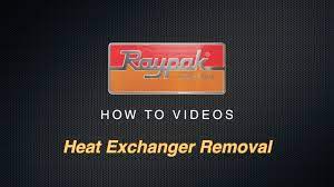 A small heat exchanger cleaning can present challenges including limited accessibility, smaller diameter tubes, and deposits. Raypak 106 156 Heat Exchanger Removal Youtube