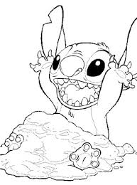 You need to use this image for backgrounds on pc with high quality resolution. Lilo And Stitch Coloring Page Stitch Playing In Sand All Kids Network