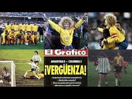Colombia and arsenal goalkeeper david ospina produced a number of superb saves. Argentina 0 5 Colombia 1993 El Monumentazzo Goals Highligths Youtube