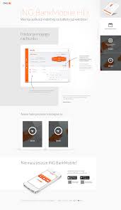 Ing Bank Mobile Hd On Behance Mobile Visualisation Behance