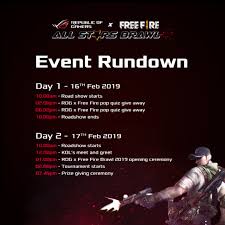 1,292 best fire free video clip downloads from the videezy community. Catch The Rog X Free Fire All Stars Brawl In Sunway Pyramid Promotion With Zenfone 5z Starting From As Low As Rm1499 Technave