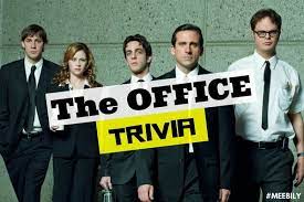 It's like the trivia that plays before the movie starts at the theater, but waaaaaaay longer. 80 Office Trivia Questions Answers Meebily