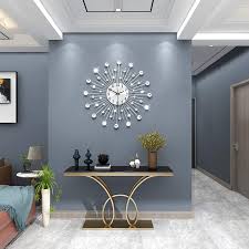 These custom formal & casual rooms were created by top designers and feature gorgeous furniture, outdoor views, and lavish decor. Amazon Com Jujuda Large Wall Clocks For Living Room Decor Extra Modern Big Silent Wall Clocks For Home Kitchen Bedroom Indoor Decorative Giant Crystal Wall Clocks Non Ticking Battery Operated Quartz For Bathroom
