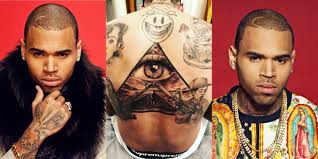 The tattoo appears to be a sneaker and it was placed on the side of his jaw. Chris Brown Adds A Black Pyramid Image To His Collection Of Tattoos Says He Is Not An Illuminati Member Akpraise