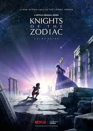 Movie Poster Saint Seiya Zodiac Film Netflix Original Anime