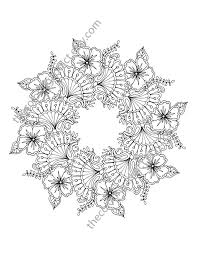 Pin On Floral Colouring Coloring Pages