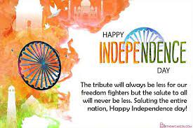 On this gabon independence day 2021, get largest collection of greeting card, design, wishes images and social media post which you easily customized it with your name, text, quotes and photos. India Independence Day Cards Maker Online