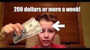 How to make 200 dollars fast as a kid. How To Make 200 Dollars A Week As A Kid Youtube