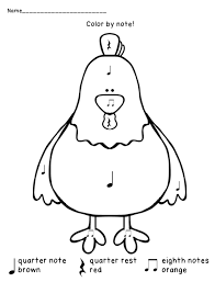 Once the image is colored, ask your kid to learn and spell the name of now you can share these free printable music notes coloring pages today, and watch your kids light up with excitement. Color By Note Animals Discounted Bundle The Musical Rose