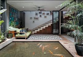 Simpel idea membuat kolam ikan koi minimalis cocok untuk taman depan rumah. Kolam Di Dalam Rumah Bisa Datangkan Musibah Begini Penjelasan Menurut Fengshui Sonora Id