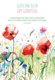 Karte Zum Geburtstag Gottes Segen Fur Dein Neues Lebensjahr