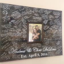 Wood Framed Plank Wedding Guestbook 37 X 28 Wood Guest Book Wedding Guest Book Unique Wood Guest Book Wedding