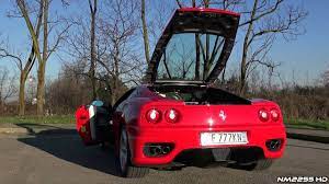 It succeeded the ferrari f355 and was replaced by the ferrari f430 in 2004. Ferrari 360 Modena F1 Stock Exhaust Revs Youtube