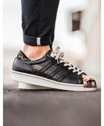 Black And Rose Gold Adidas Sneakers Adidas Superstar Black Metallic Rose Trainers Adidas Superstar Metal Toe Adidas Superstar Sneakers
