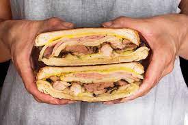 Cuban Sandwich Cubano Recipe Cuban Sandwich Sandwiches Roasted Ham