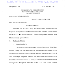 How ti reapond to flsr alagation regarding money not spent on something when you have the recipt. Read The Document Plea Deal For Joel Greenberg The New York Times
