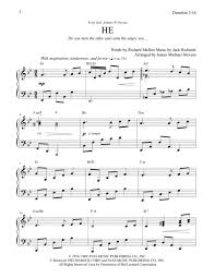 Download He Inspirational Piano Sheet Music By Al Hibbler Sheet Music Plus In 2020 Sheet Music Digital Sheet Music Hymn Sheet Music