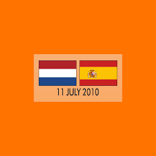 120' final tiempo de descuento de la segunda parte, holanda 0, españa 1. World Cup 2010 Netherlands Spain Final Match Detail Transfer Mdt Patch Kitroom Football