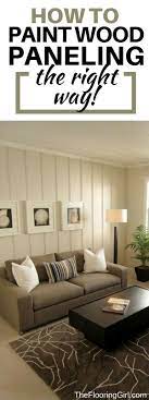 You can paint over wood without worrying that it is going to peel. How To Paint Wood Paneled Walls And Shiplap The Flooring Girl