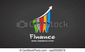 Team Of Five Financial People Logo Vector Background Business Businessman Concept Corporate Finance Financial Peoplefi People Logo Finance Financial